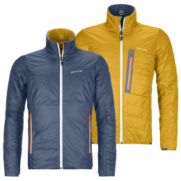 Kurtka męska Ortovox Swisswool Piz Boval Jacket M niebieski/żółty NightBlue