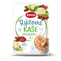 Kasza Emco Kasza ryżowa z jabłkiem z cynamonem 45g