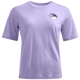 Koszulka damska Ortovox 140 Cool Round Landscape T-shirt fioletowy Lush Lavender