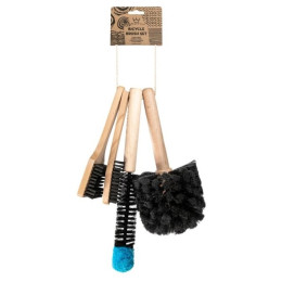 Szczotka do czyszczenia Peaty´s Bicycle Brush Set brązowy/czarny