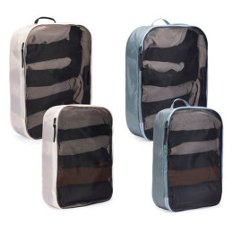Zestaw organizerów Thule Packing cube set L szary/biały bílá/Pond Gray