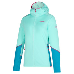 Bluza damska La Sportiva Cosmic Hoody W niebieski/jasnoniebieski Turquoise/Crystal