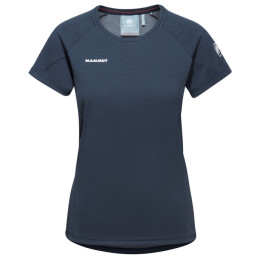 Koszulka damska Mammut Aegility T-Shirt Women niebieski/biały marine melange-white