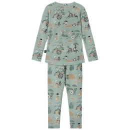 Bielizna funkcjonalna dla dzieci Reima Moomin Trivsam Airy Green zielony Airy Green