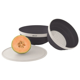 Zestaw miski i durszlaka Outwell Collaps Bowl & Colander Set ciemnoniebieski NavyNight