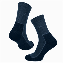 Skarpetki MOOA Merino Mountain niebieski Denim Blue
