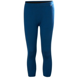Męskie spodnie 3/4 Helly Hansen Lifa Merino Knitevo 3/4 Pant niebieski 507 Dark Blue