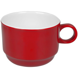Kubek Bo-Camp Cup Melamine 2 czerwony Red/White