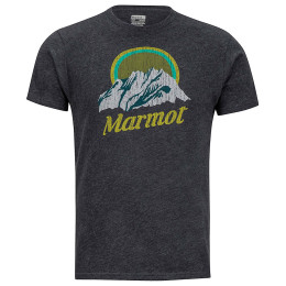 Koszulka męska Marmot Pikes Peak Tee SS czarny NewCharcoalHeather