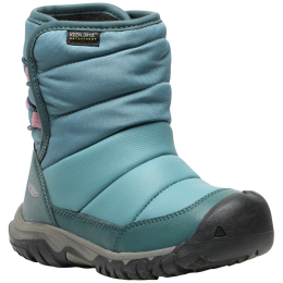 Dziecięce buty zimowe Keen Puffrider Wp Children jasnoniebieski brittany blue/cashmere rose