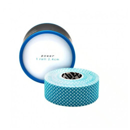 Taśma kinesiotaping CRUX Power - 2,4 cm, 10 m jasnoniebieski