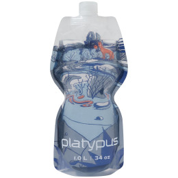 Butelka Platypus Softbottle 1L Closure cap jasnoniebieski Arroyo