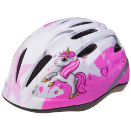 Kask dziecięcy Etape Rebel różowy/biały White/Pink