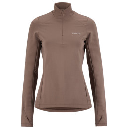 Bluza damska Craft Gain Thermal Midlayer 2 W brązowy Brown