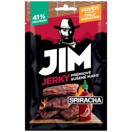 Mięso suszone Jim Jerky Jerky wołowina chilli Sriracha 23 g