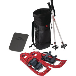 Zestaw MSR Snowshoe Kit czerwony/czarny Red/Black