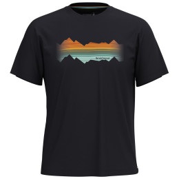 Koszulka Smartwool Mountain Horizon Short Sleeve Graphic T czarny black