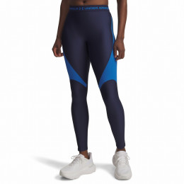 Damskie legginsy Under Armour HG Rib Legging ciemnoniebieski Blue