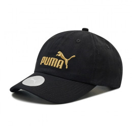 Bejsbolówka Puma ESS Cap 2021 czarny Puma Black-Gold-No 1