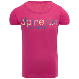 T-shirt dziecięcy Alpine Pro Loddo różowy