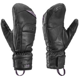 Damskie rękawice narciarskie Leki Montera Prime Women Mitt czarny black-blackberry gray