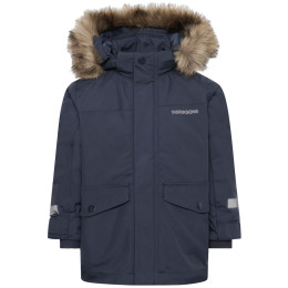 Dziecięca kurtka zimowa Didriksons Bjärven Kids Parka 5 Navy ciemnoniebieski Navy