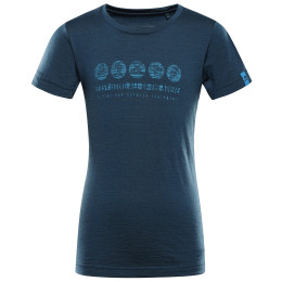 T-shirt dziecięcy Alpine Pro Mereno 2 niebieski MOROCCAN