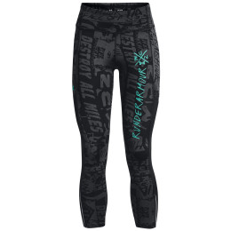 Damskie legginsy Under Armour Destroy All Miles Ankle Tight zarys Black / Black / Neptune