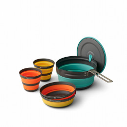 Zestaw naczyń Sea to Summit Frontier UL Collapsible Pot Cook Set niebieski