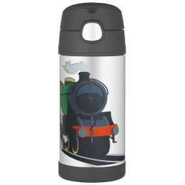 Termos dziecięcy Thermos Funtainer Vlak czarny Train