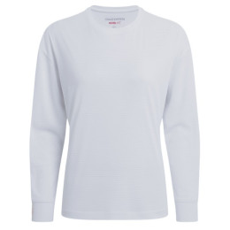Koszulka damska Craghoppers NosiLife SolarShield+ Long Sleeved T-Shirt biały White