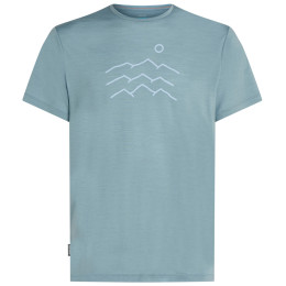 Męska koszulka Icebreaker Merino Blend 125 Cool-Lite™ Sphere SS Tee Across the Peaks