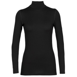 Koszulka damska Icebreaker W 260 Tech LS Turtleneck czarny Black