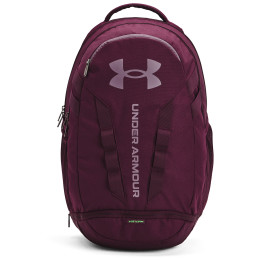 Plecak Under Armour Hustle 5.0 Backpack bordowy Dark Maroon / Green Screen / Misty Purple