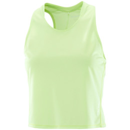 Damski podkoszulek Salomon Sense Aero Short Tank W zielony Butterfly