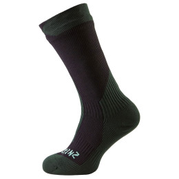 Wodoodporne skarpety SealSkinz Trekking Thick Mid czarny Black/RacingGreen