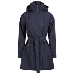 Damski płaszcz zimowy Fundango Charlotte Trenchcoat ciemnoniebieski patriot blue