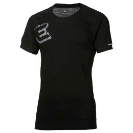 Męska koszulka Progress Progress NKR Print "E" potisk czarny Black