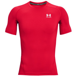 Męska koszulka Under Armour HG Armour Comp SS czerwony RED