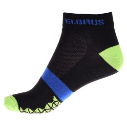 Skarpetki Elbrus Arad czarny Black/ElbrGreen/Blue