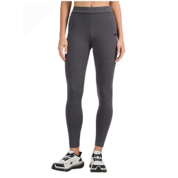 Damskie legginsy 4F Tights Cas F307 szary Middle Grey Melange