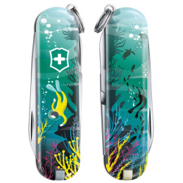 Składany nóż Victorinox Classic LE Deep Dive turkusowy DeepDive