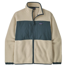 Bluza męska Patagonia M's Retro Pile Patch Jkt beżowy/zielony Pelican