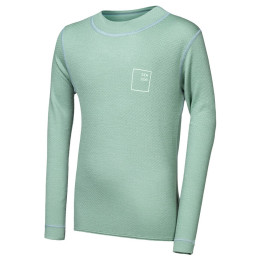 Dziecięca koszulka Sensor Merino DF Logo Up Basil Green jasnozielony Basil Green