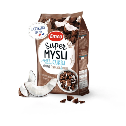 Müsli Emco Super musli bez dodatku cukru czekolada i kokos 500g