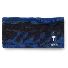 Opaska Smartwool Thermal Merino Pattern Reversible HB ciemnoniebieski blueberry hill mountain scape