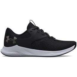 Damskie buty do biegania Under Armour W Charged Aurora 2 czarny/biały Black / Black / Metallic Warm Silver