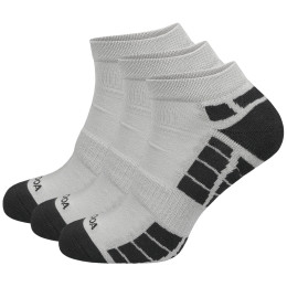 Skarpetki MOOA Silver Bamboo Low 3-pack szary Grey/Grey