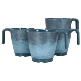 Zestaw kubków Gimex Mug dark blue 4 pcs