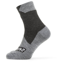 Wodoodporne skarpety SealSkinz WP All Weather Ankle czarny/szary Black/GreyMarl